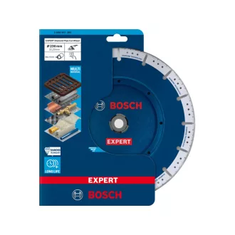   BOSCH EXPERT Disc de tăiere diamantat 230 x 3,1 x 3,2 x 22,2 mm pentru tăierea metalului și a țevilor