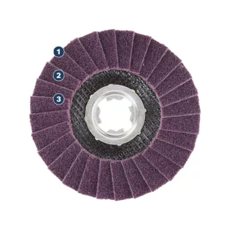   BOSCH EXPERT Disc abraziv lamelar mediu 125 x 22,2 N475 SCM X-LOCK