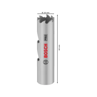   Tăietor circular BOSCH PRO 16 mm (8% cobalt) cu filet Multi Material