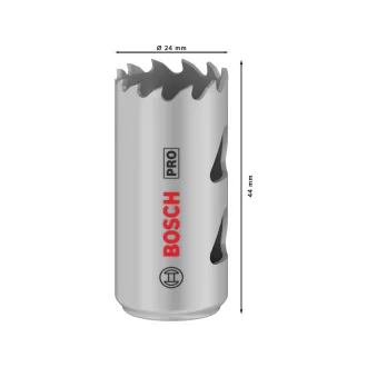   BOSCH PRO Tăietor circular 24 mm (8% cobalt) filetat Multi Material
