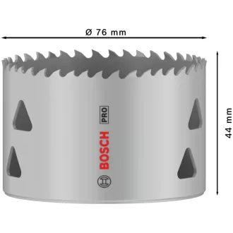   BOSCH PRO Taietor circular 76 mm (8% cobalt) cu filet Multi Material