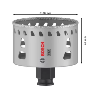 BOSCH PRO Tăietor de găuri cu diamant 68 mm PC PLUS