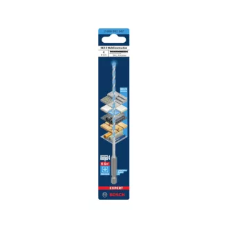   Burghiu BOSCH EXPERT HEX-9 Multiconstruction 4,0 x 90/150 mm cu suport pentru burghie de 1/4"