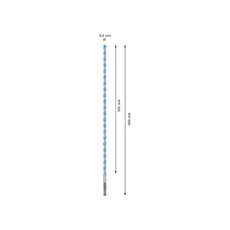   Burghiu BOSCH EXPERT HEX-9 Multiconstruction 8,0 x 350/400 mm cu suport pentru burghie de 1/4"