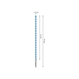   Burghiu BOSCH EXPERT HEX-9 Multiconstruction 12,0 x 350/400 mm cu suport pentru burghie de 1/4"