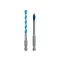 BOSCH EXPERT HEX-9 Hard Ceramic + Burghiu universal cu mandrină de 6 mm 1/4" (2 buc)