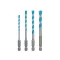 Set burghie BOSCH EXPERT HEX-9 Multiconstruction 4 piese (4 / 5 / 6 / 8 mm) Suport pentru burghie 1/4"