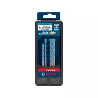   Set burghie BOSCH EXPERT HEX-9 Multiconstruction 4 piese (4 / 5 / 6 / 8 mm) Suport pentru burghie 1/4"