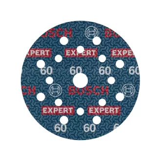   BOSCH EXPERT O780 Disc de șlefuit cu prindere velcro 125 mm / P60 cu granulație ceramică (6 buc)