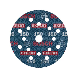   BOSCH EXPERT O780 Disc de șmirghel cu prindere velcro 125 mm / P150 cu granulație ceramică (6 buc)