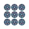 BOSCH EXPERT O780 Set de discuri abrazive cu fixare velcro 9 piese 125 mm cu granulație ceramică