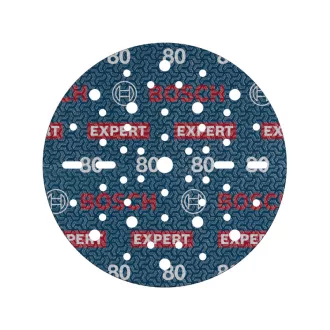   BOSCH EXPERT O780 Disc de șmirghel cu Velcro 150 mm / P80 cu granule de ceramică (6 bucăți)
