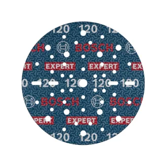   BOSCH EXPERT O780 Disc abraziv cu prindere velcro 150 mm / P120 cu granulație ceramică (6 buc)