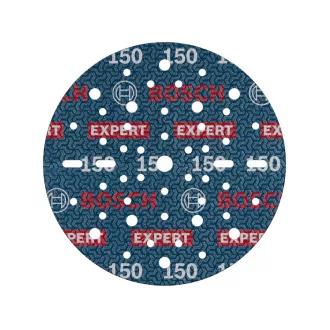   BOSCH EXPERT O780 Disc de șlefuire cu prindere velcro 150 mm / P150 cu granule ceramice (6 buc)
