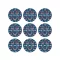 BOSCH EXPERT O780 Set de discuri abrazive cu prindere velcro 9 piese 150 mm cu granulație ceramică