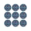 BOSCH EXPERT O780 Set de discuri abrazive cu prindere velcro 9 piese 150 mm cu granulație ceramică