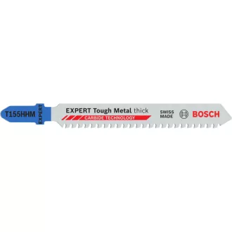   BOSCH EXPERT Pană pentru ferastrău de decupaj pentru plăci de oțel inoxidabil T155HHM 92 mm / 2,54TPI (3 buc)