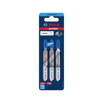   BOSCH EXPERT Pană pentru ferastrău de decupaj pentru plăci de oțel inoxidabil T155HHM 92 mm / 2,54TPI (3 buc)