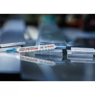   BOSCH EXPERT Pană pentru ferastrău de decupaj pentru plăci de oțel inoxidabil T155HHM 92 mm / 2,54TPI (3 buc)