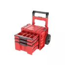 QBRICK SYSTEM PRO 2.0 Cutie de scule cu roți și 3 sertare Red Ultra HD