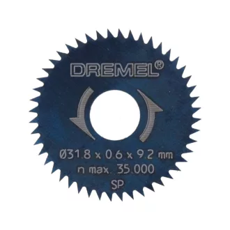   DREMEL Disc de tăiere pentru lemn 31,8 x 3,2 mm / 48T (2 buc)