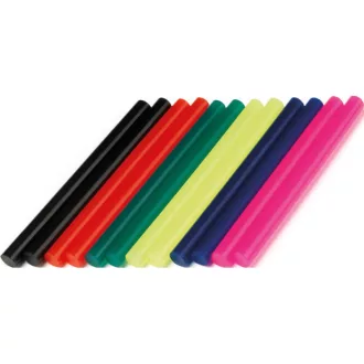   DREMEL Cartuș de lipit colorat 7 x 100 mm pentru temperaturi scăzute 105-140 °C (12 buc)