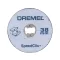 DREMEL Set inițial EZ SpeedClic (Mandrină + 2 discuri de 38 mm)