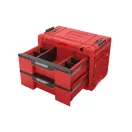 QBRICK SYSTEM PRIME Cutie pentru scule cu 2 sertare Red Ultra HD