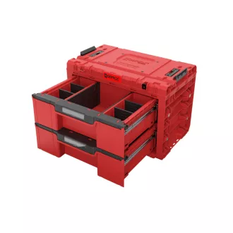   QBRICK SYSTEM PRIME Cutie pentru scule cu 2 sertare Red Ultra HD