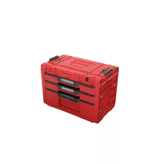   QBRICK SYSTEM PRIME Cutie pentru scule cu 3 sertare Red Ultra HD