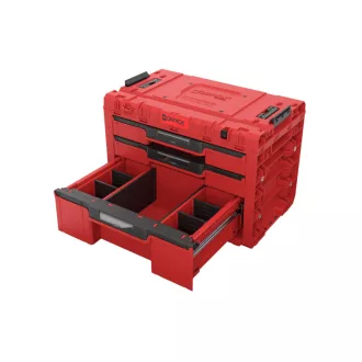   QBRICK SYSTEM PRIME Cutie pentru scule cu 3 sertare Red Ultra HD