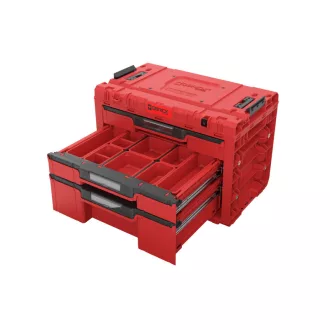   QBRICK SYSTEM PRIME Cutie pentru scule cu 3 sertare Red Ultra HD