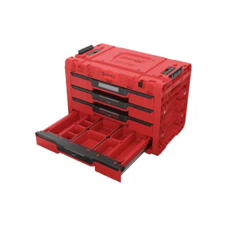 QBRICK SYSTEM PRIME Cutie de scule cu 4 sertare Red Ultra HD