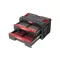 QBRICK SYSTEM ONE 2.0 Cutie de scule cu 2 sertare și set organizator de 10 piese