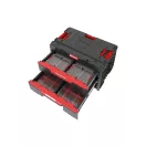 QBRICK SYSTEM ONE 2.0 Cutie de scule cu 2 sertare și set organizator de 10 piese