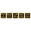 VOREL Bancă de lucru ajustabilă cu role 68-105 mm 60 kg