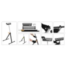 VOREL Bancă de lucru ajustabilă cu role 68-105 mm 60 kg