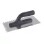 Mistrie zimțată 125 x 270 mm inox cu mâner din plastic de 8 x 8 mm