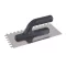 Mistrie crestat 125 x 270 mm inox cu maner din plastic 10 x 10 mm