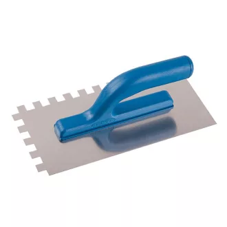   FESTA Mistrie zimțată 130 x 280 mm inox 12 x 12 mm cu mâner din plastic