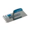 FESTA Mistrie zimțată 130 x 280 mm inox 12 x 12 mm cu mâner din plastic