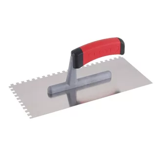   FESTA Mistrie zimțată 130 x 280 mm inox 6 x 6 mm cu mâner moale