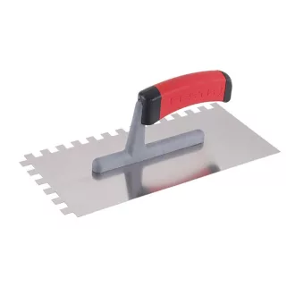   FESTA Mistrie zimțată 130 x 280 mm inox 10 x 10 mm cu mâner moale