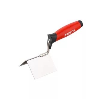   FESTA Lingurita de zidarie coltar exterior inox 80/60/60 cu maner moale