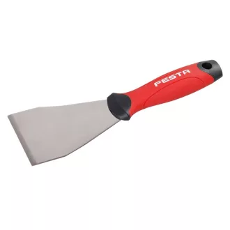   FESTA Chit răzuitor pentru vopsea 75 mm inox profesional cu mâner moale