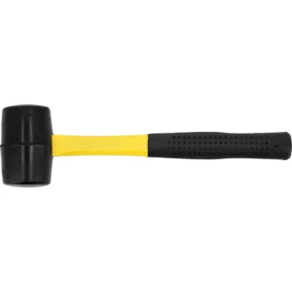 VOREL Ciocan cauciuc 370 g maner fibra de sticla 45 mm