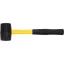 VOREL Ciocan cauciuc 370 g maner fibra de sticla 45 mm
