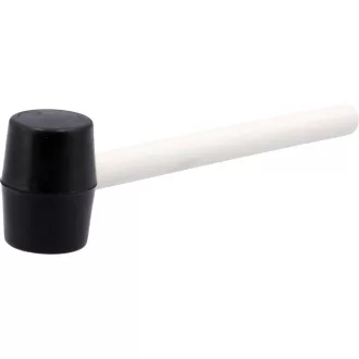 VOREL Ciocan cauciuc 230 g maner lemn 45 mm