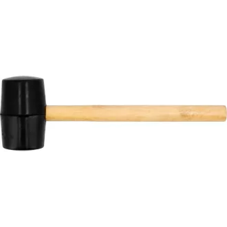 VOREL Ciocan cauciuc 450 g maner lemn 55 mm