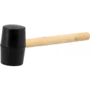 VOREL Ciocan cauciuc 450 g maner lemn 55 mm
